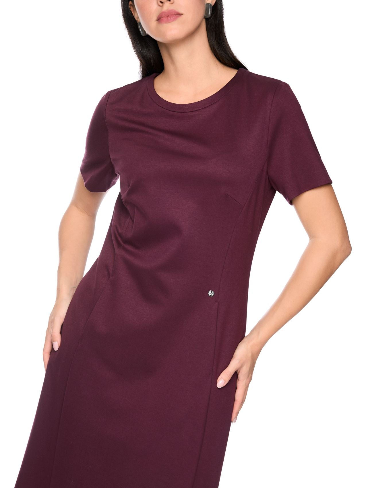 Minikleid aus Viskosestretch