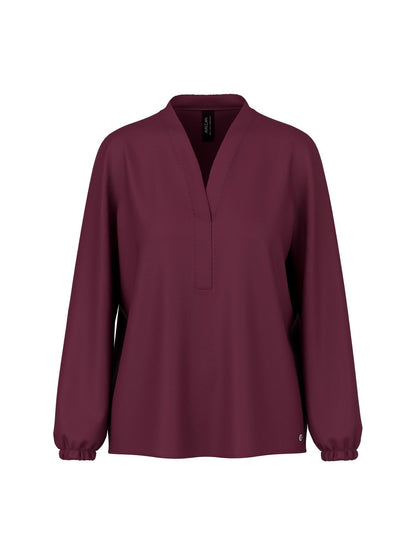 Weite Bluse mit V-Ausschnitt