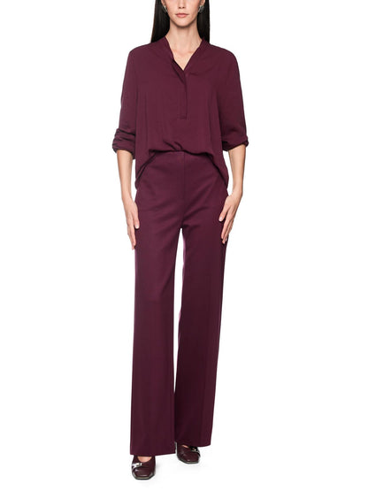 Weite Bluse mit V-Ausschnitt
