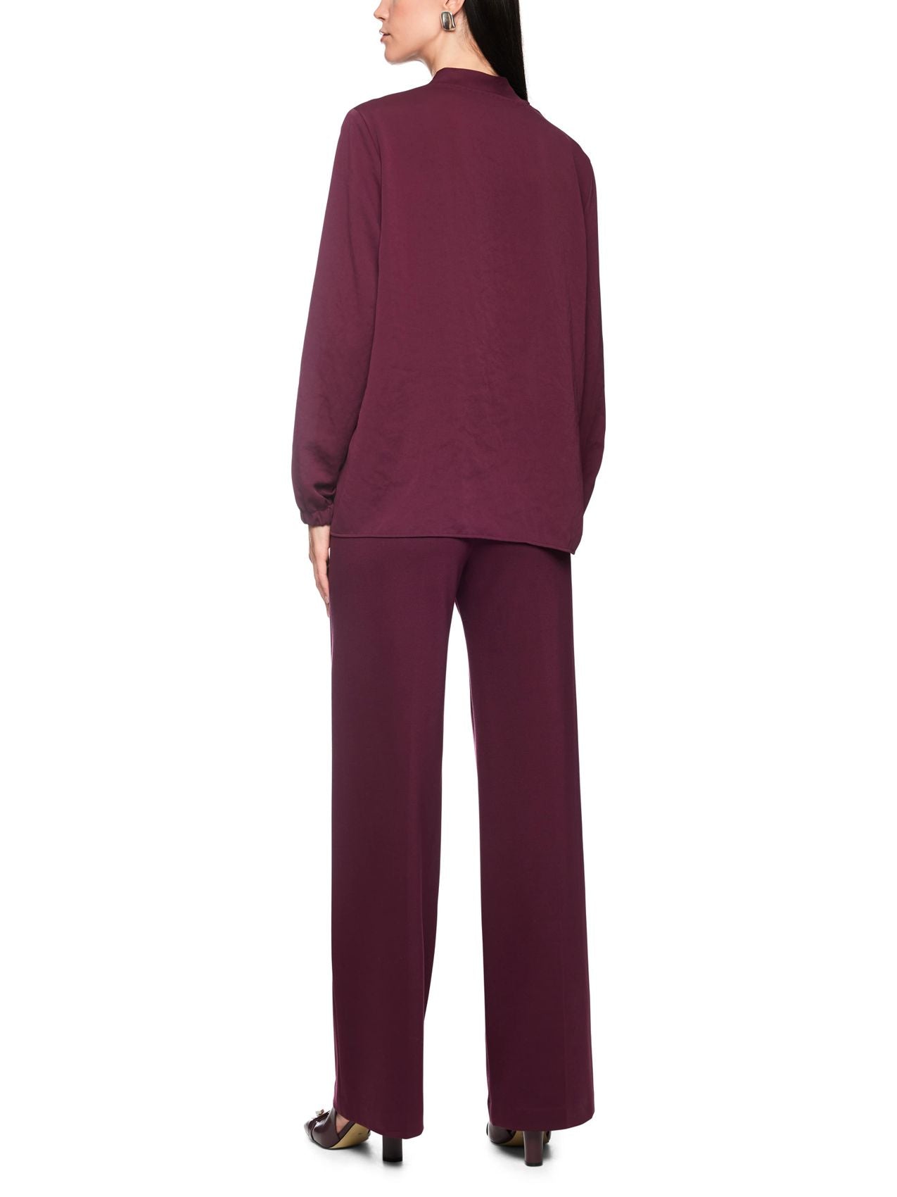 Weite Bluse mit V-Ausschnitt