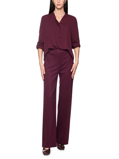 Weite Bluse mit V-Ausschnitt