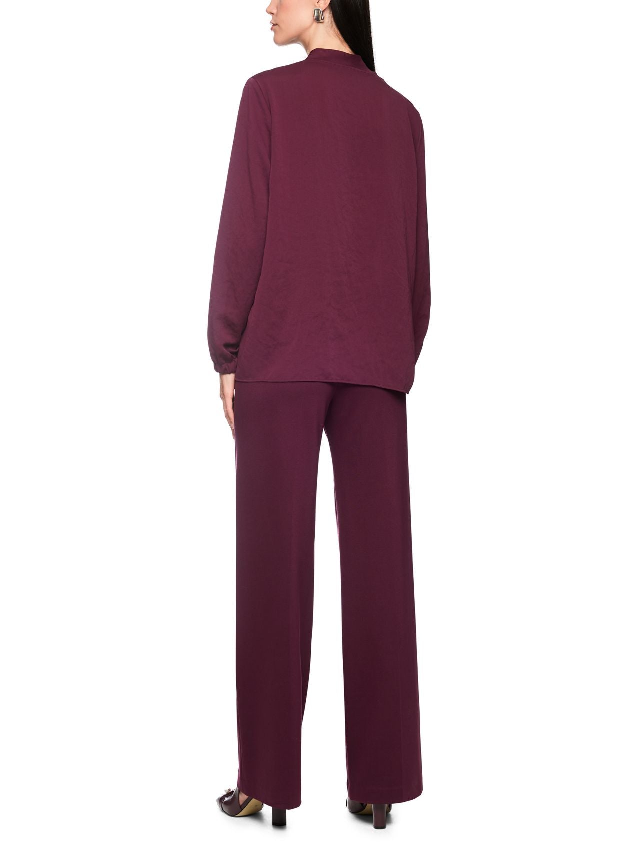 Weite Bluse mit V-Ausschnitt