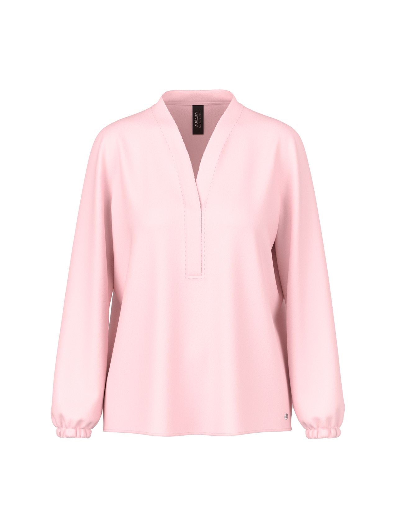 Weite Bluse mit V-Ausschnitt