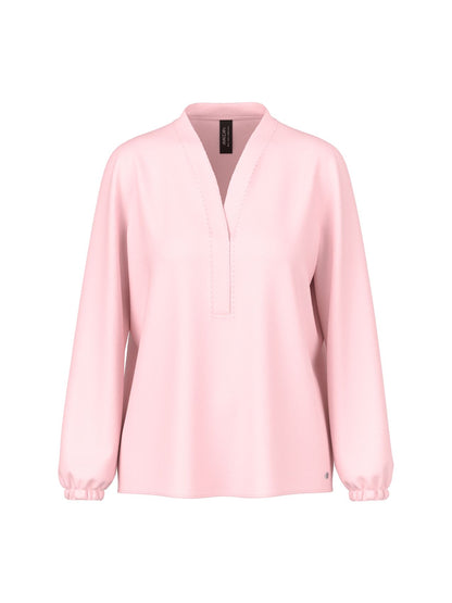 Weite Bluse mit V-Ausschnitt