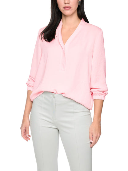 Weite Bluse mit V-Ausschnitt
