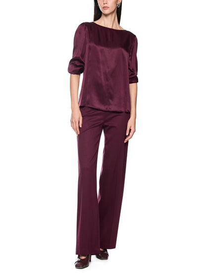 Seidenbluse mit 3/4-Arm