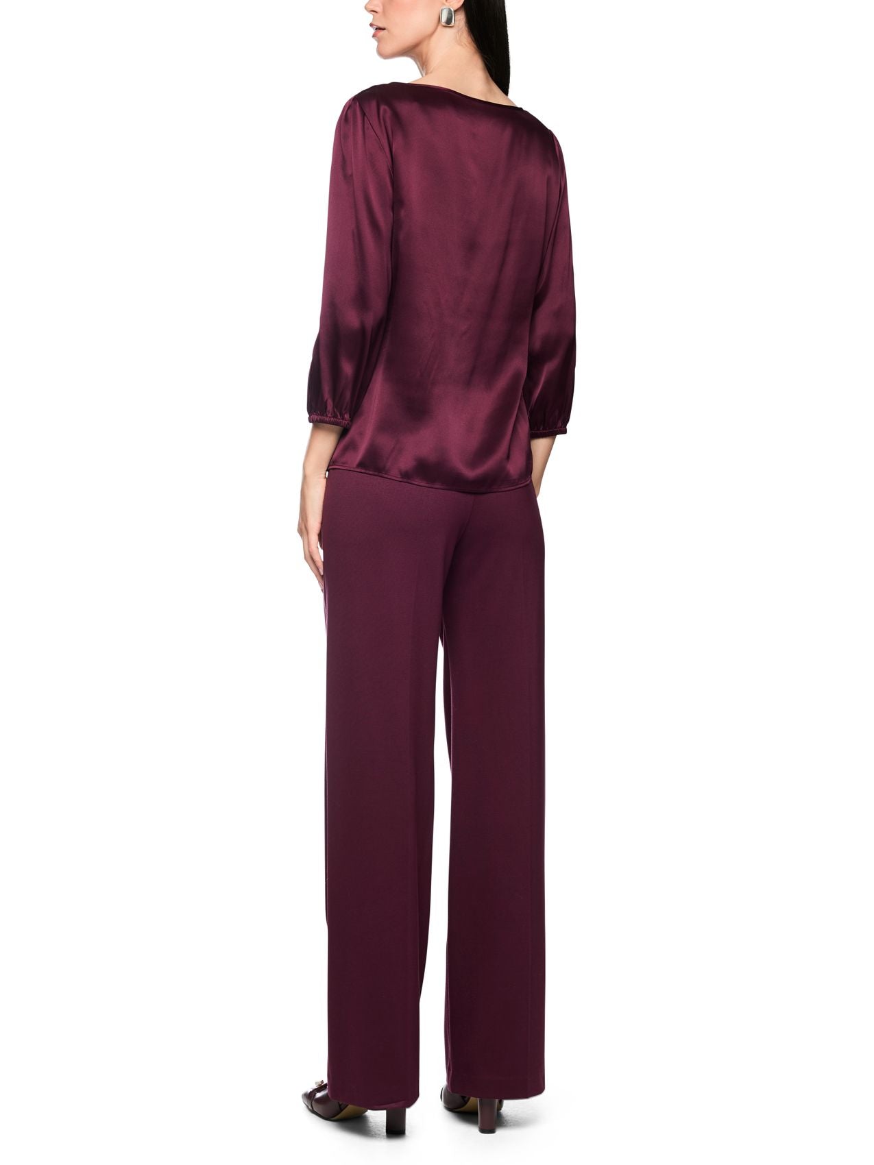 Seidenbluse mit 3/4-Arm