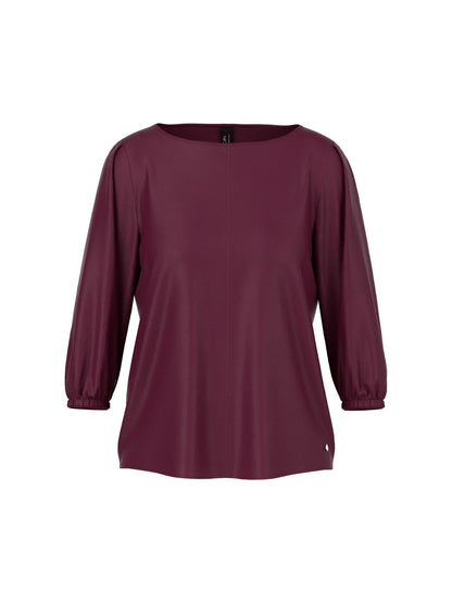 Seidenbluse mit 3/4-Arm