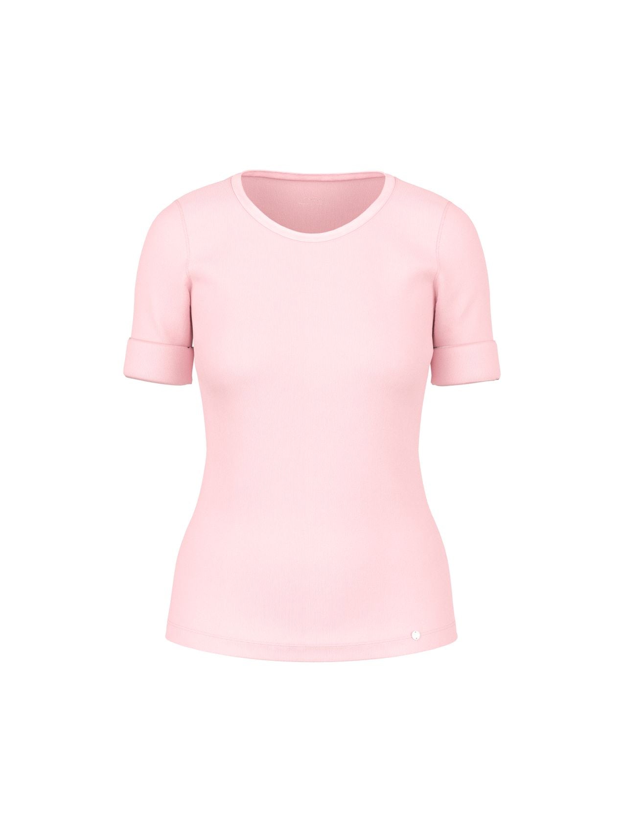 Baumwollstretch-Shirt mit Halbarm