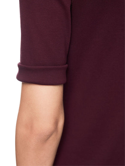 Baumwollstretch-Shirt mit Halbarm