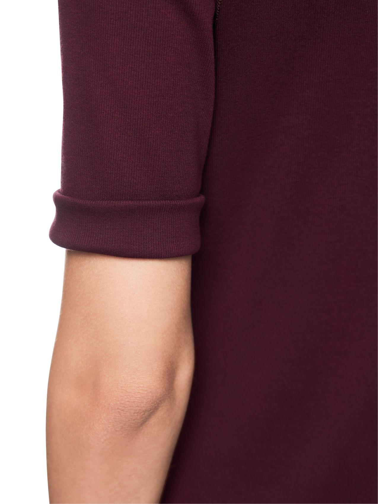 Baumwollstretch-Shirt mit Halbarm