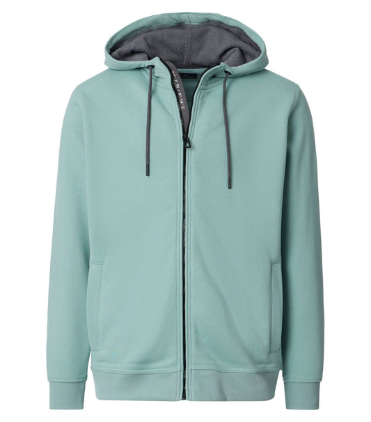 CASA MODA Sweatjacke mit Kapuze