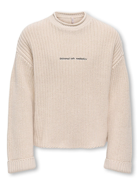Modehaus Weingarten KOGPEPPE LS TEXT PULLOVER KNT 158 164