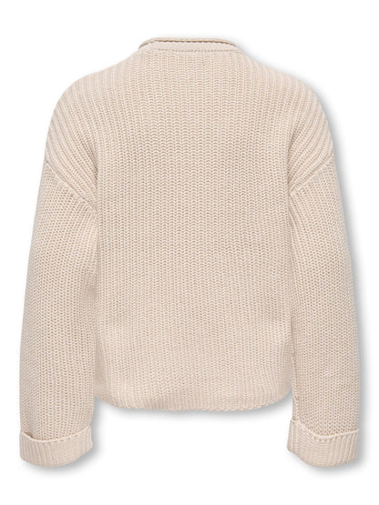 KOGPEPPE LS TEXT PULLOVER KNT
