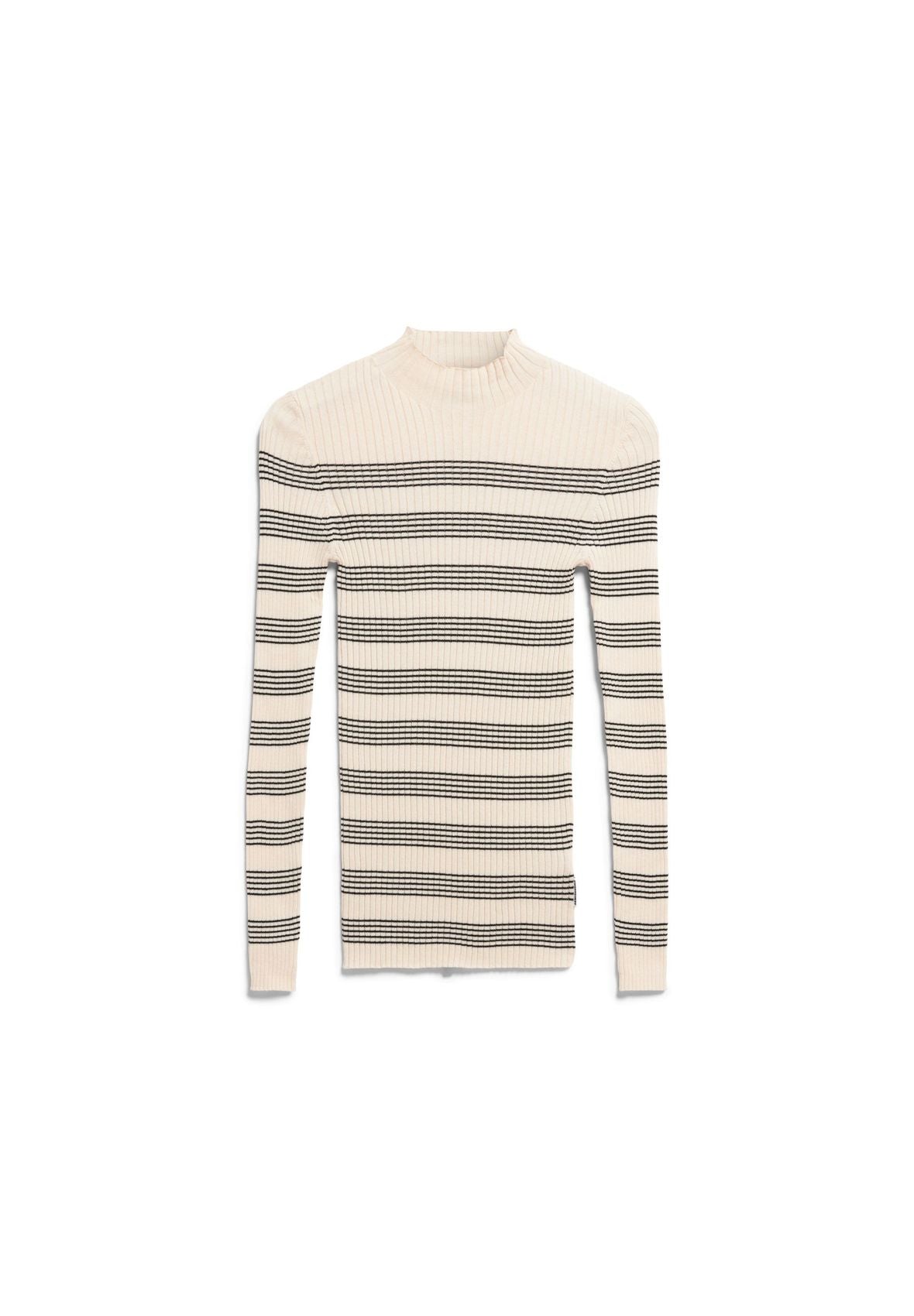 ALAANIA STRIPED KNIT SWEATER