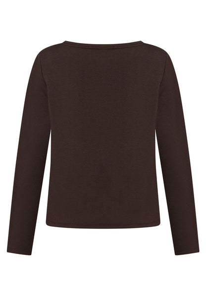 Langarmshirt mit Statement-Schriftzug