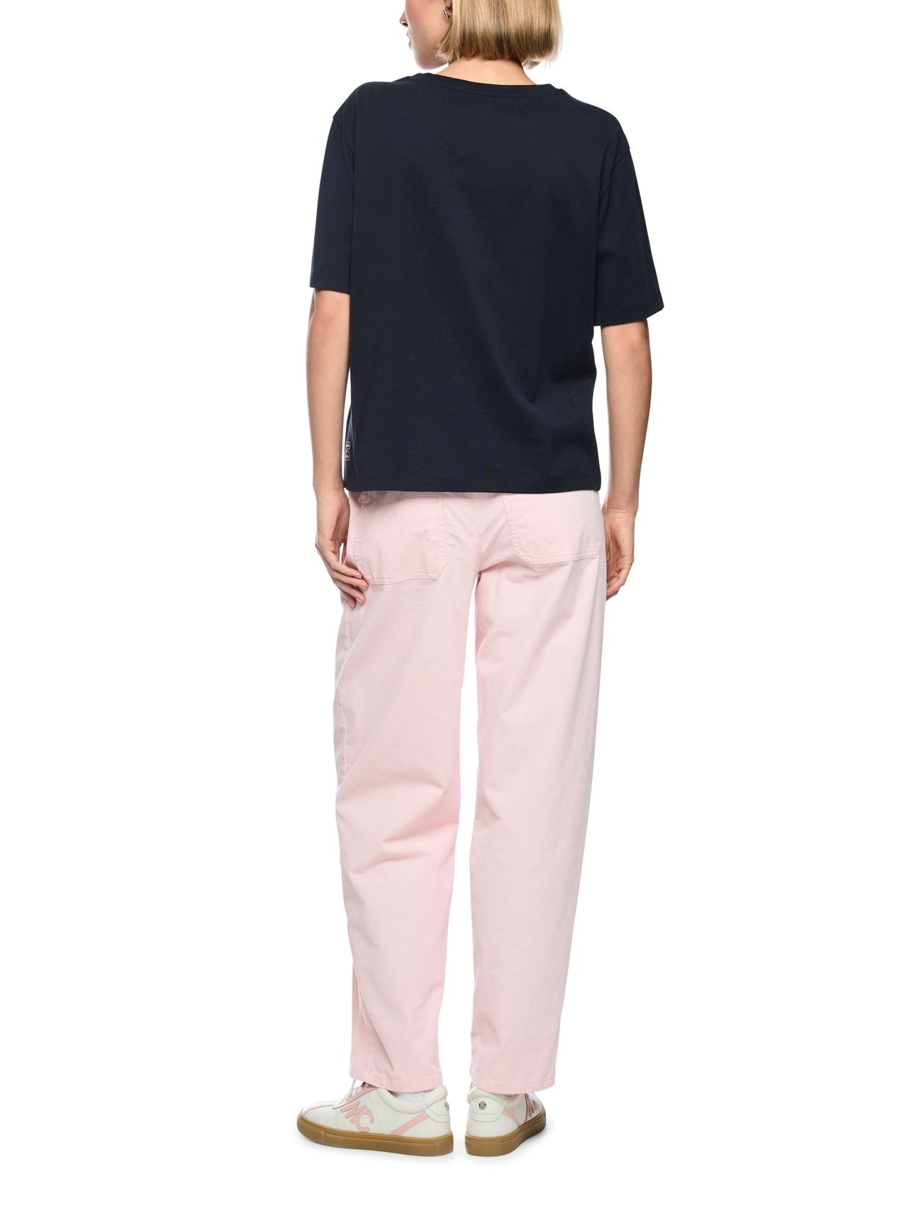 T-Shirt mit Print und Pailetten