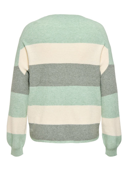CARATIA L/S STRIPE PULLOV KNT NOOS