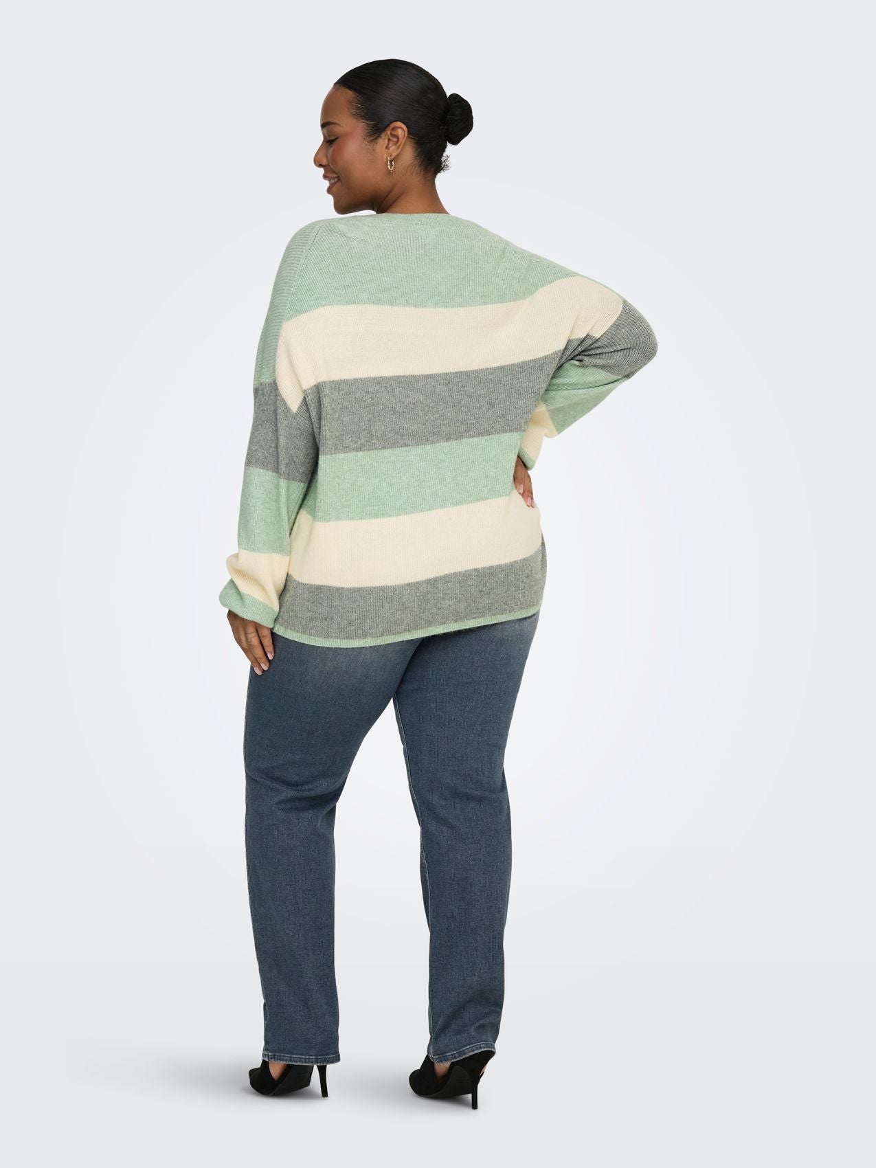 CARATIA L/S STRIPE PULLOV KNT NOOS