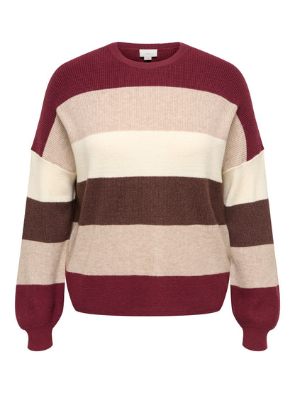 CARATIA L/S STRIPE PULLOV KNT NOOS