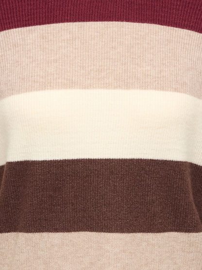 CARATIA L/S STRIPE PULLOV KNT NOOS