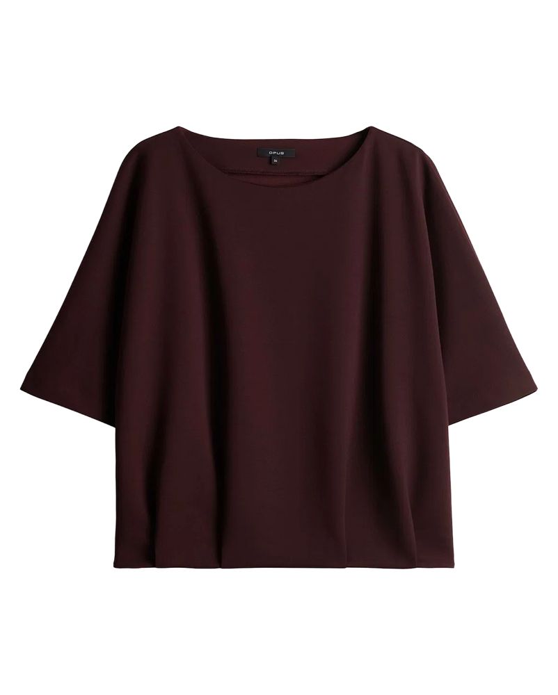 Sweatshirt mit U-Boot Ausschnitt