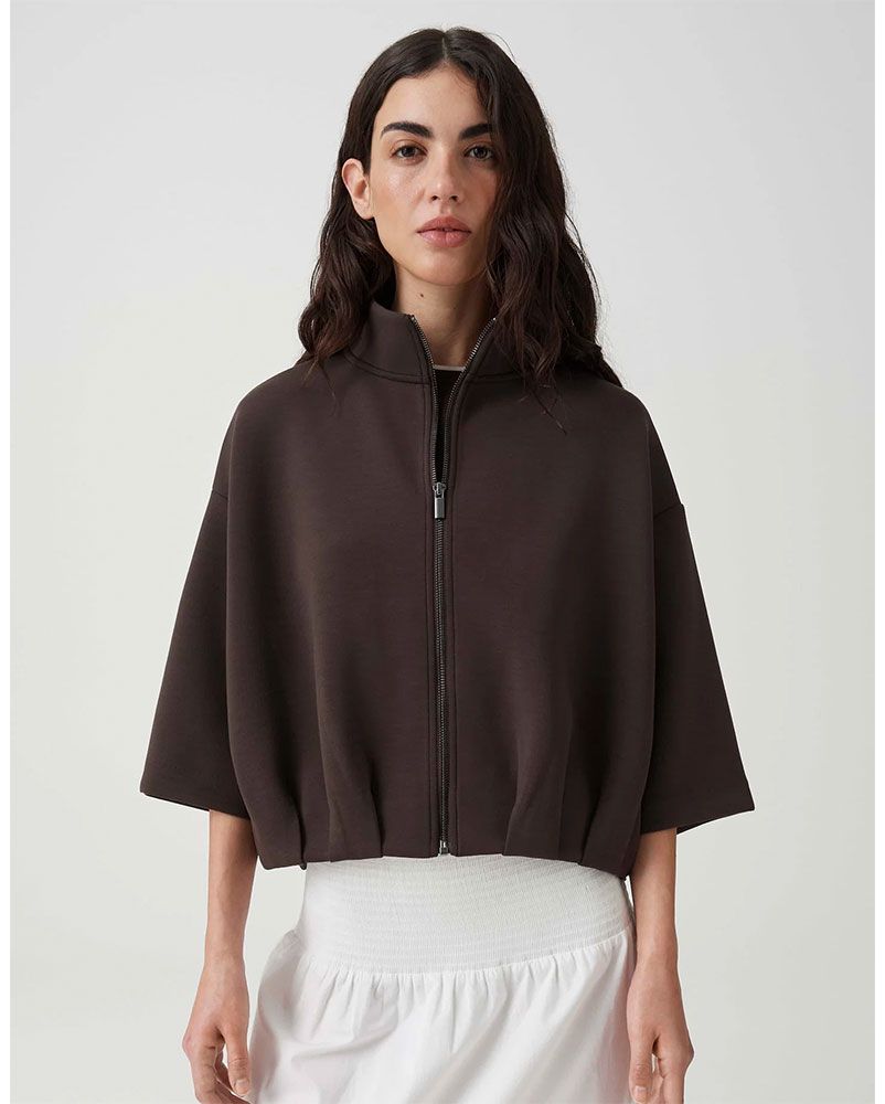Cape-Jacke mit weitem Arm