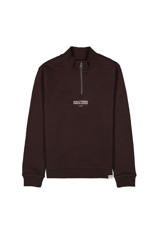 GARCIA Pullover mit Viertel-Reißverschluss