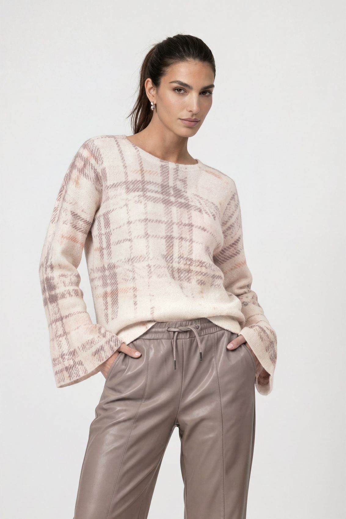Pullover, pearly gemustert