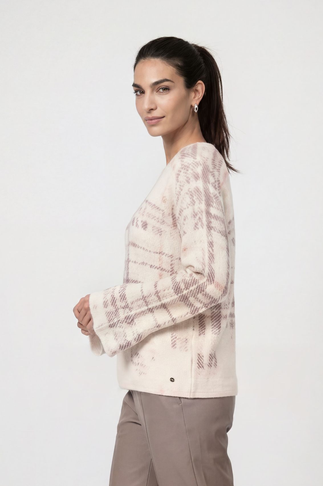 Pullover, pearly gemustert
