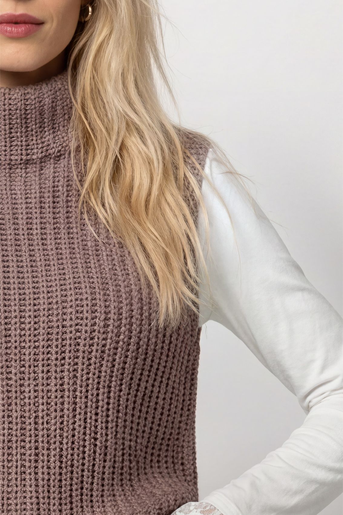Pullunder, taupe