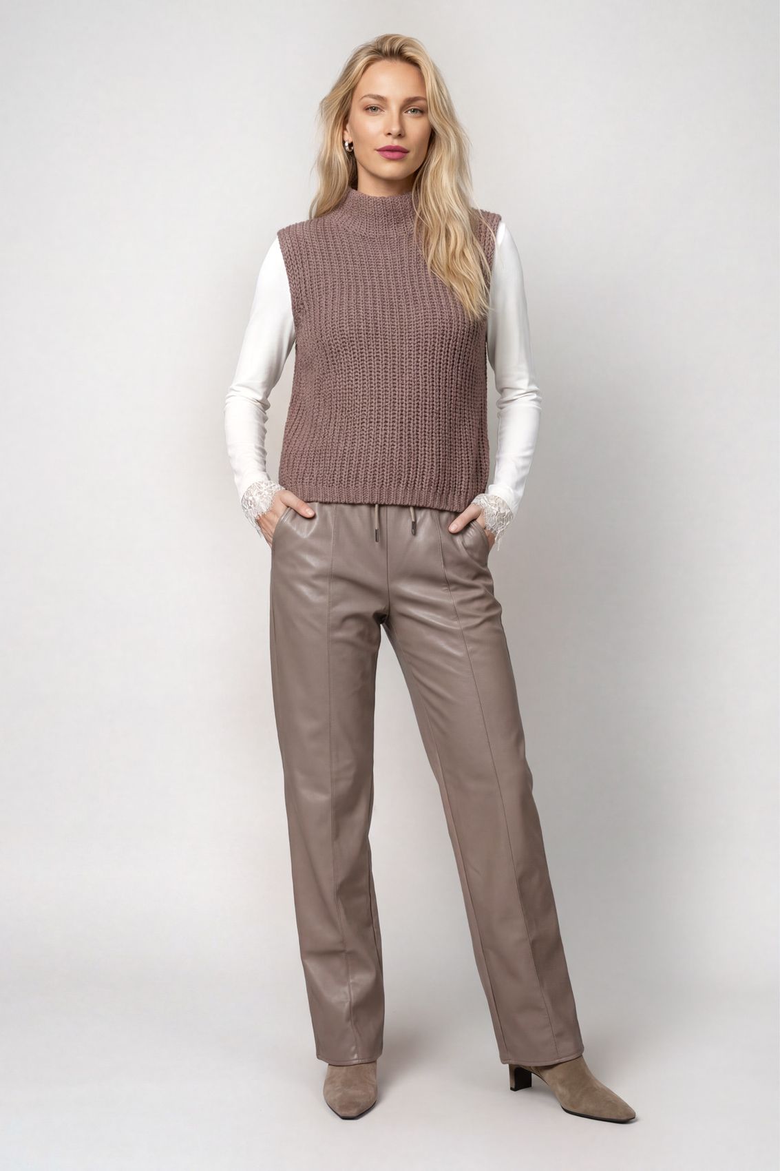 Pullunder, taupe
