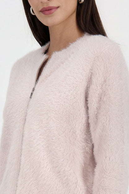 Strickjacke, rosewater