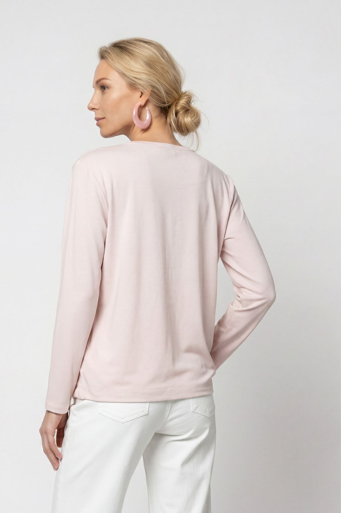 Bluse, rosewater