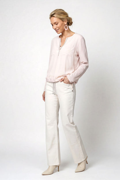 Bluse, rosewater