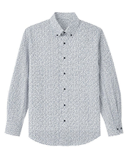 CASA MODA Hemd mit feinem Allover-Muster, comfort fit