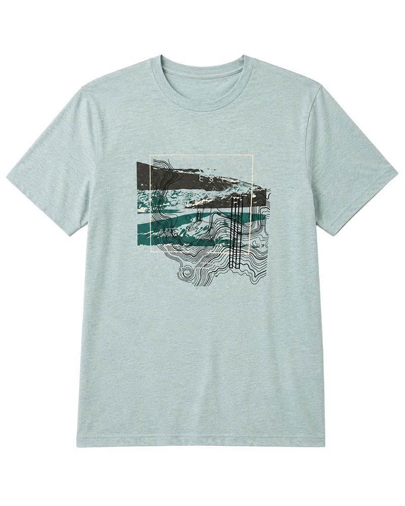 CASA MODA Herren-T-Shirt mit grafischem Frontprint