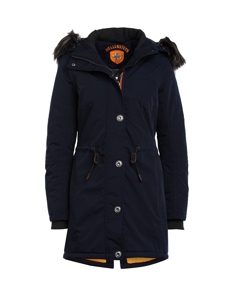 WELLENSTEYN Parka mit Kapuze und Fellbesatz