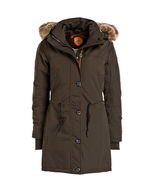 WELLENSTEYN Parka mit Kapuze und Fellbesatz
