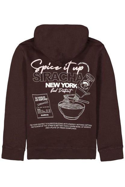 Hoodie mit Front- und Rückprint