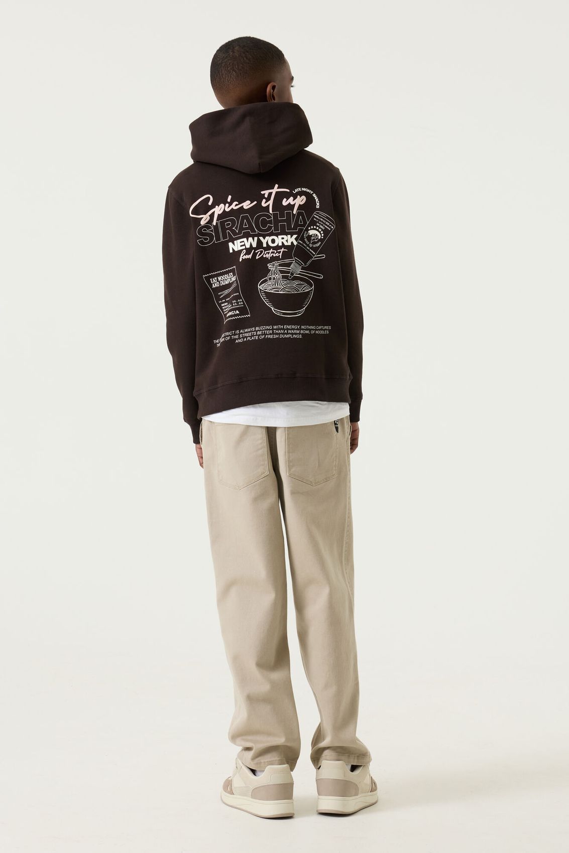 Hoodie mit Front- und Rückprint