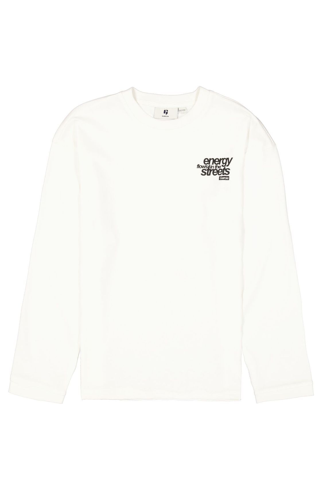 Langarmshirt mit Front- und Rückprint