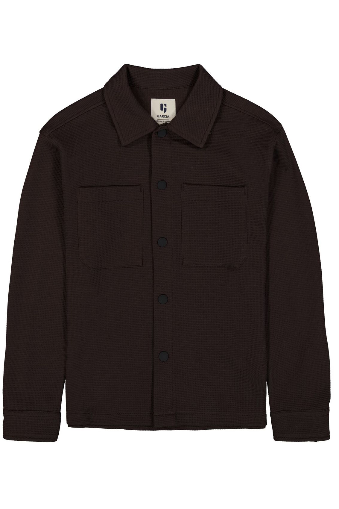 Overshirt mit Waffelstruktur