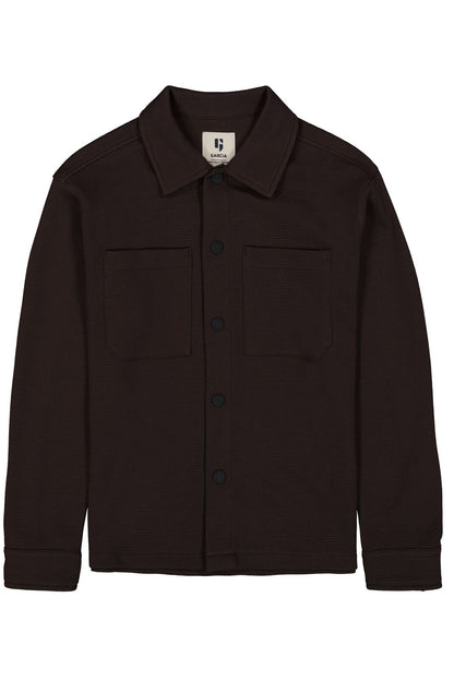 Overshirt mit Waffelstruktur