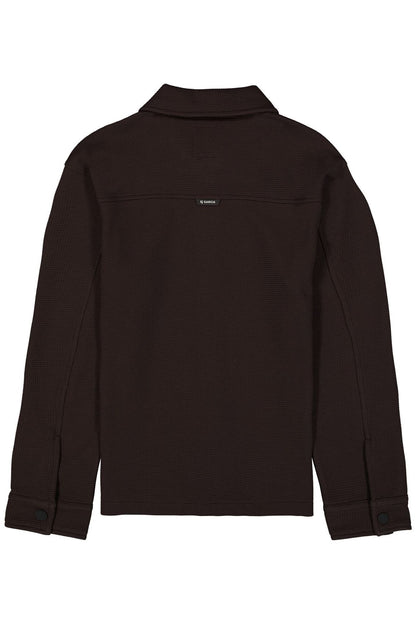 Overshirt mit Waffelstruktur