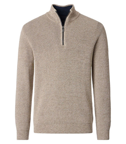 CASA MODA Stricktroyer mit Stehkragen