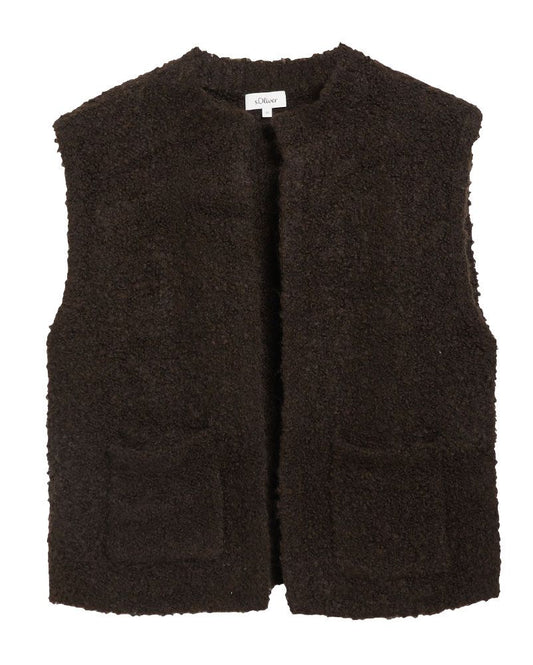 S.OLIVER Teddy-Strickweste