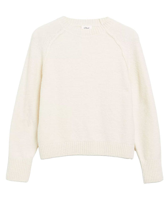 S.OLIVER Bouclé-Strickpullover im Relaxed Fit