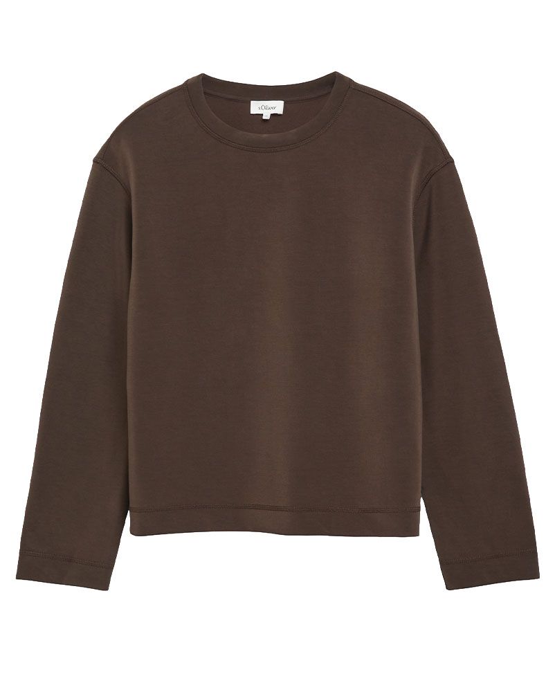 S.OLIVER Bouclé-Strickpullover im Relaxed Fit