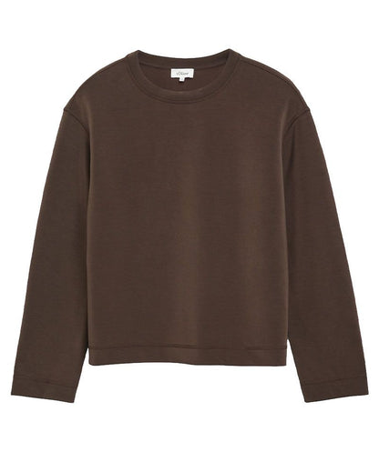 S.OLIVER Bouclé-Strickpullover im Relaxed Fit